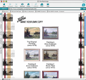 Screen Shot for Vera Gartley's Collectively Speaking site